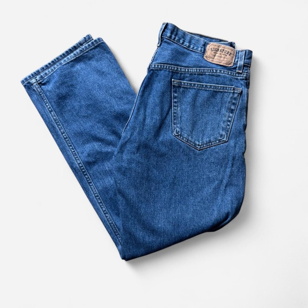 Signature by Levi Strauss relaxed fit blue jeans